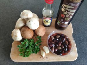 Tapenade champignons olives