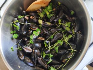 Moules au curry