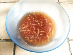 Salade de crevettes à l'ail