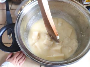 La fondue moitié-moitié