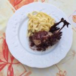 Cailles au vin rouge