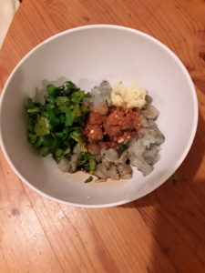 Ravioles de crevettes à la citronnelle