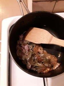 Ravioles de crevettes à la citronnelle