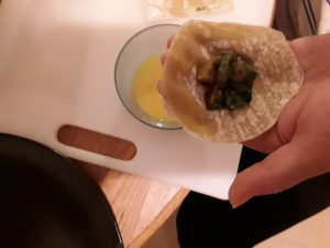 Ravioles de crevettes à la citronnelle