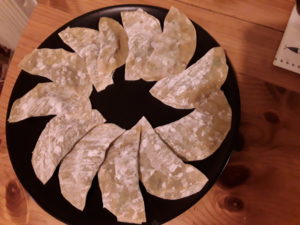 Ravioles de crevettes à la citronnelle