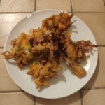 Tempuras de crevettes aux légumes