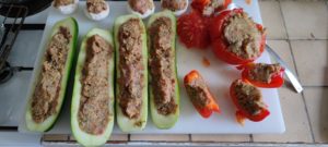 Courgettes farcies