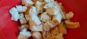 Gâteau à la baguette