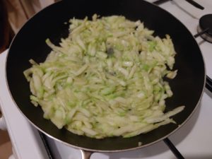 Cake courgettes parmesan
