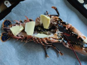 Homard au four