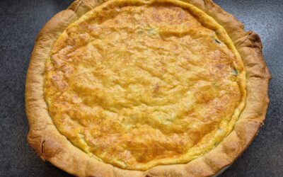 Quiche au haddock fumé