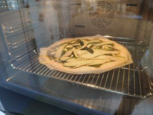 Tarte courgettes et burrata