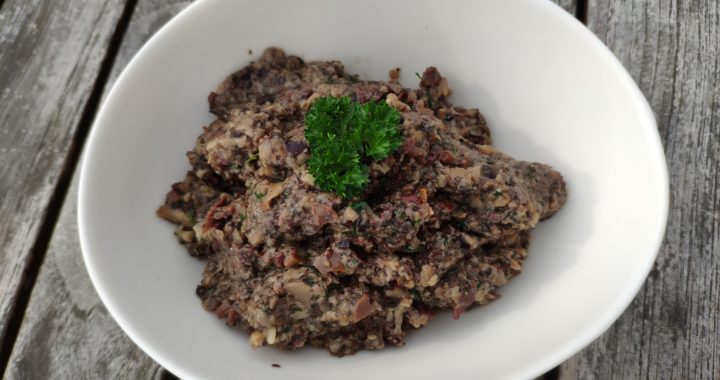 Tapenade champignons olives