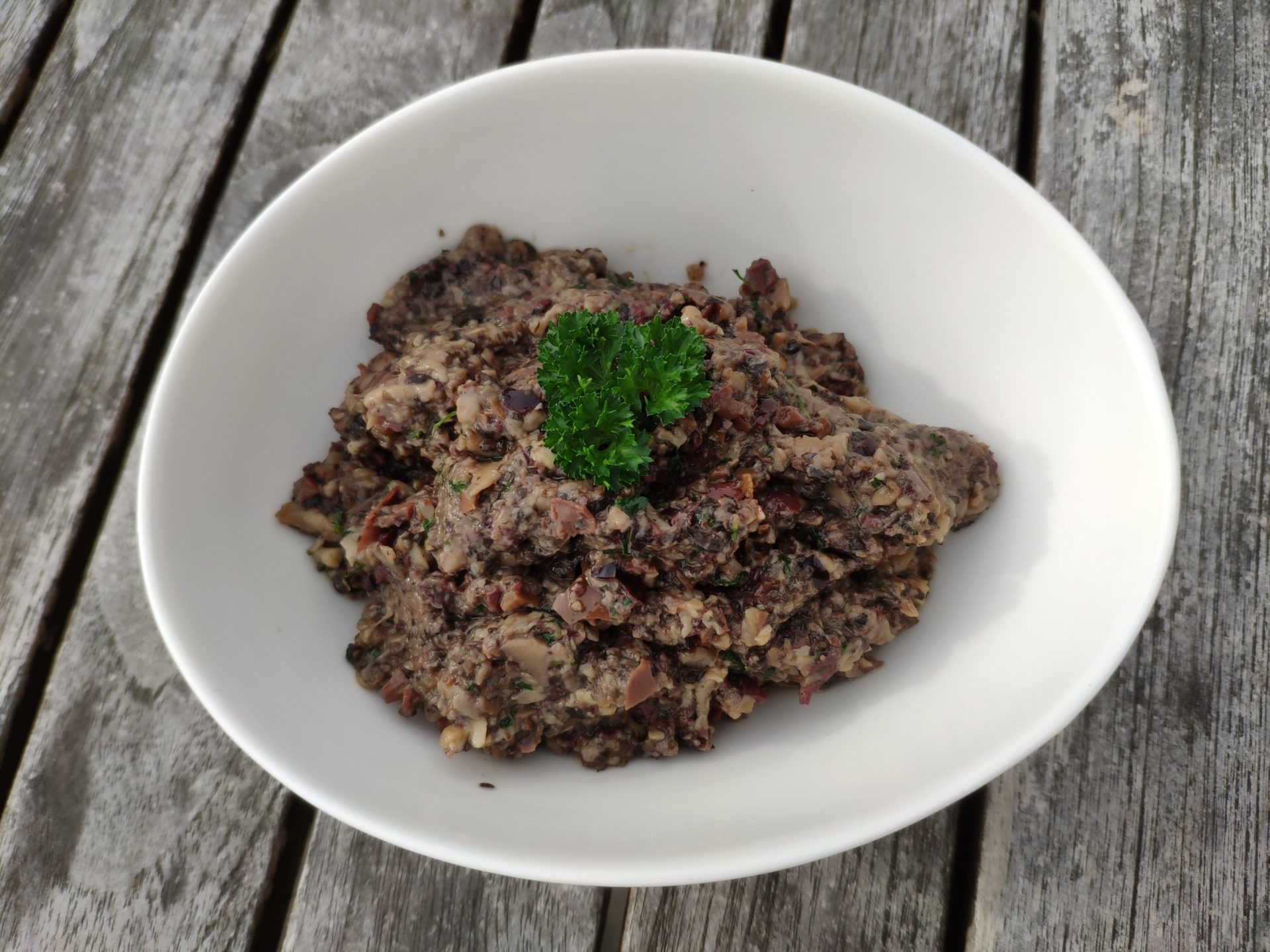 Tapenade champignons olives