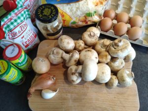 Quiche aux champignons