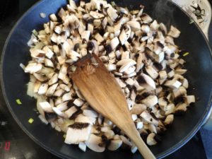 Quiche aux champignons