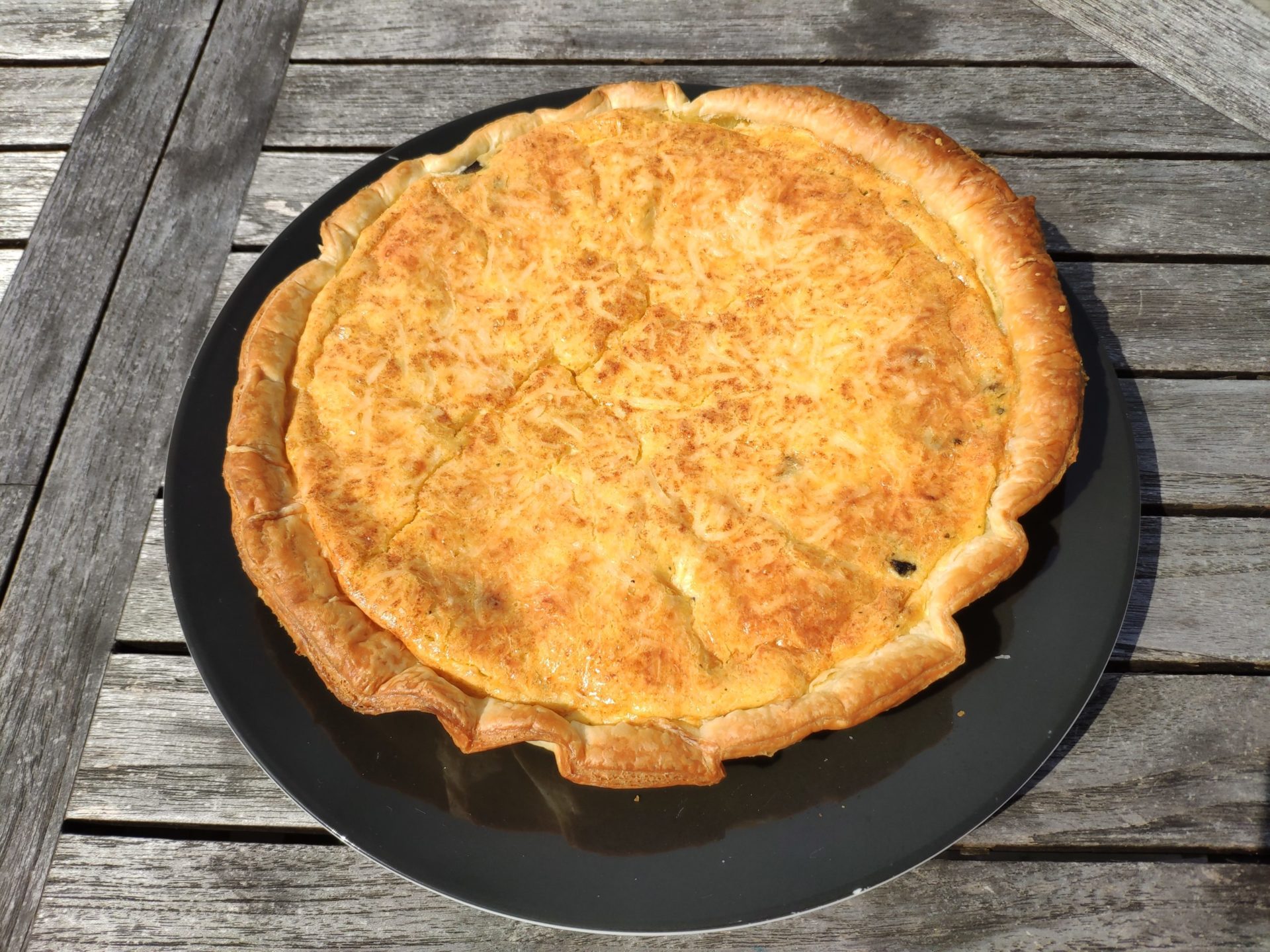 Quiche aux champignons