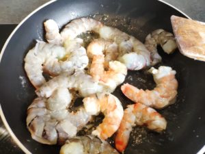 Crevettes au Gingembre