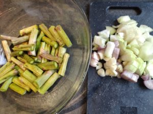 Soupe de queues d'asperges vertes