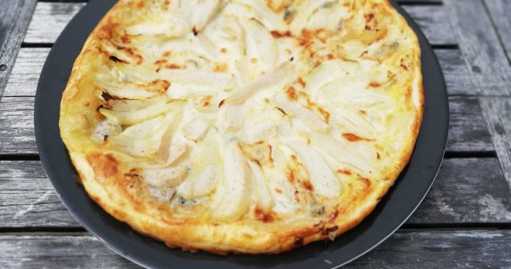 Tarte gorgonzola et poires