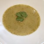Soupe de fanes de carottes