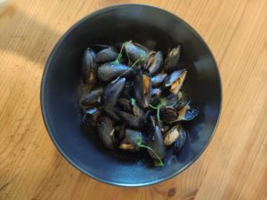 Moules au curry