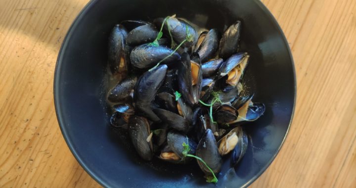 Moules au curry