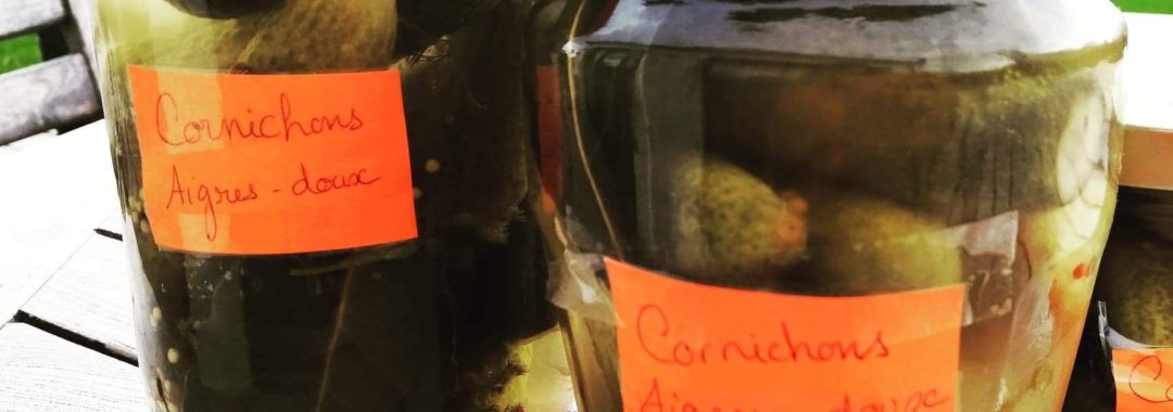 Cornichons aigres-doux