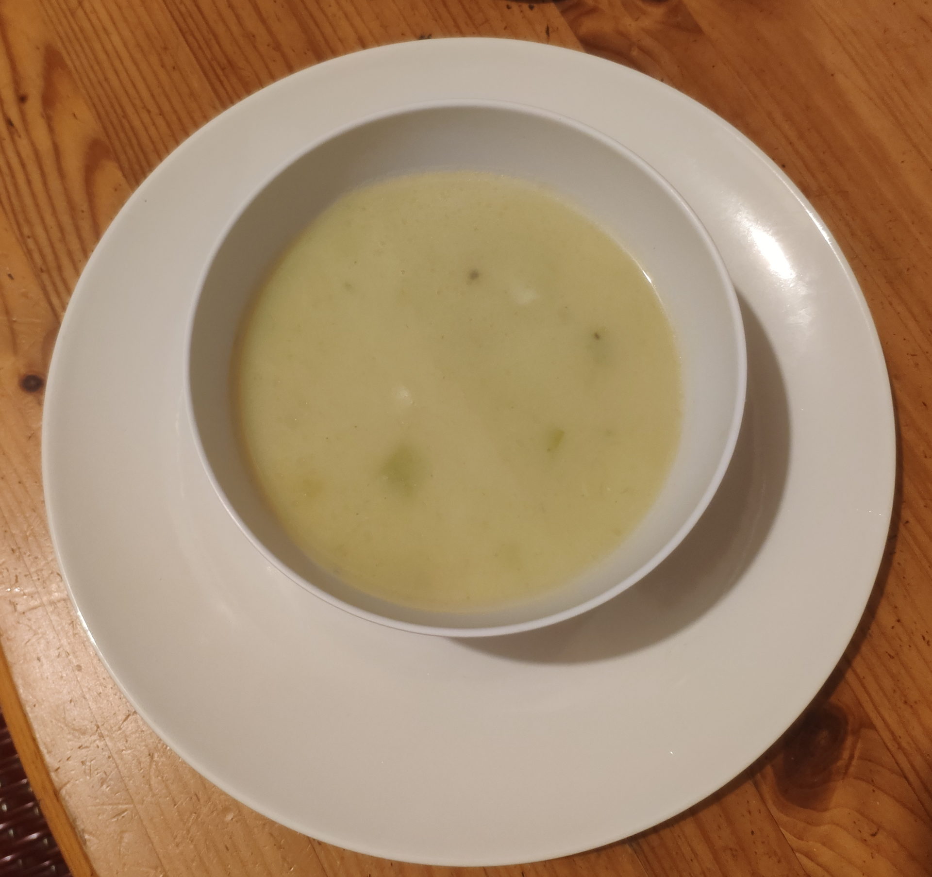 Soupe poireaux/pommes de terre