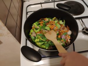 Bouillon maison de légumes