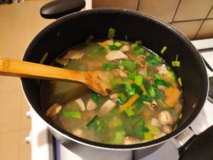 Bouillon maison de légumes