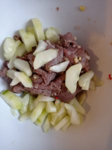 Salade de bœuf à la citronnelle