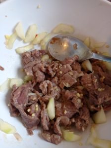 Salade de bœuf à la citronnelle