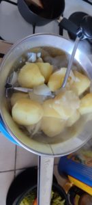 Raie au vinaigre et sa purée de pommes de terre