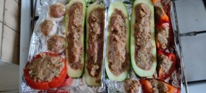 Courgettes farcies