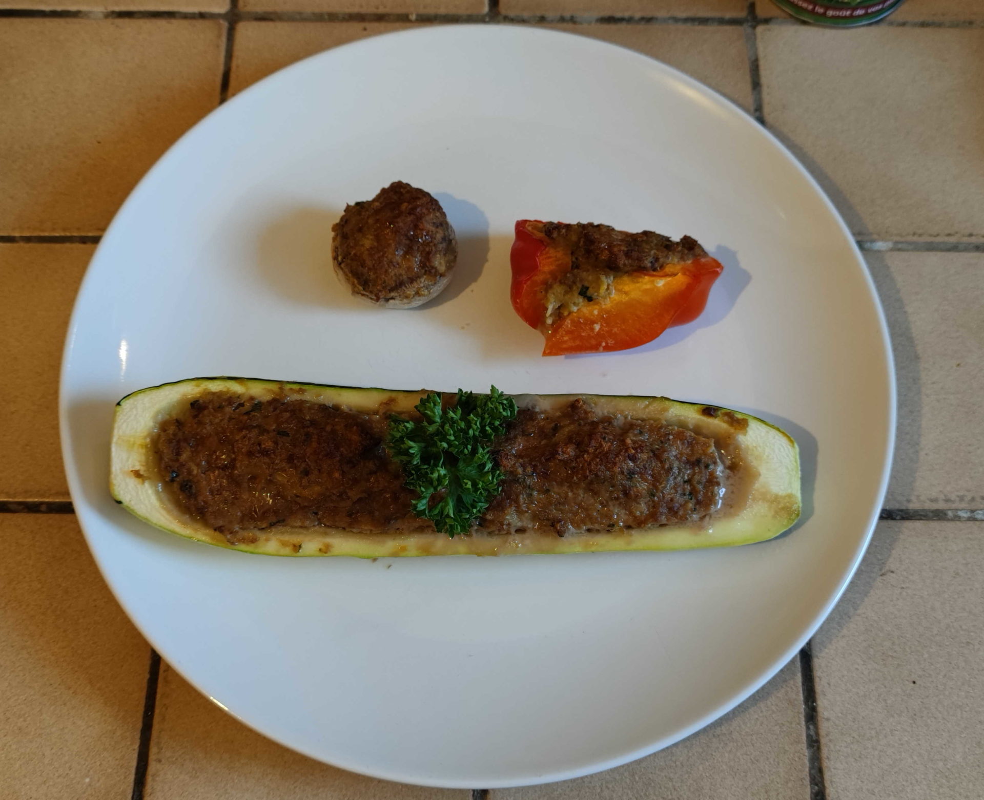 Courgettes farcies