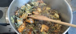 Soupe de crabe vert