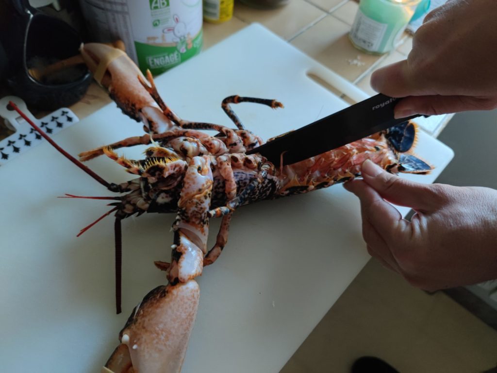 Homard au four Bouillon Maison
