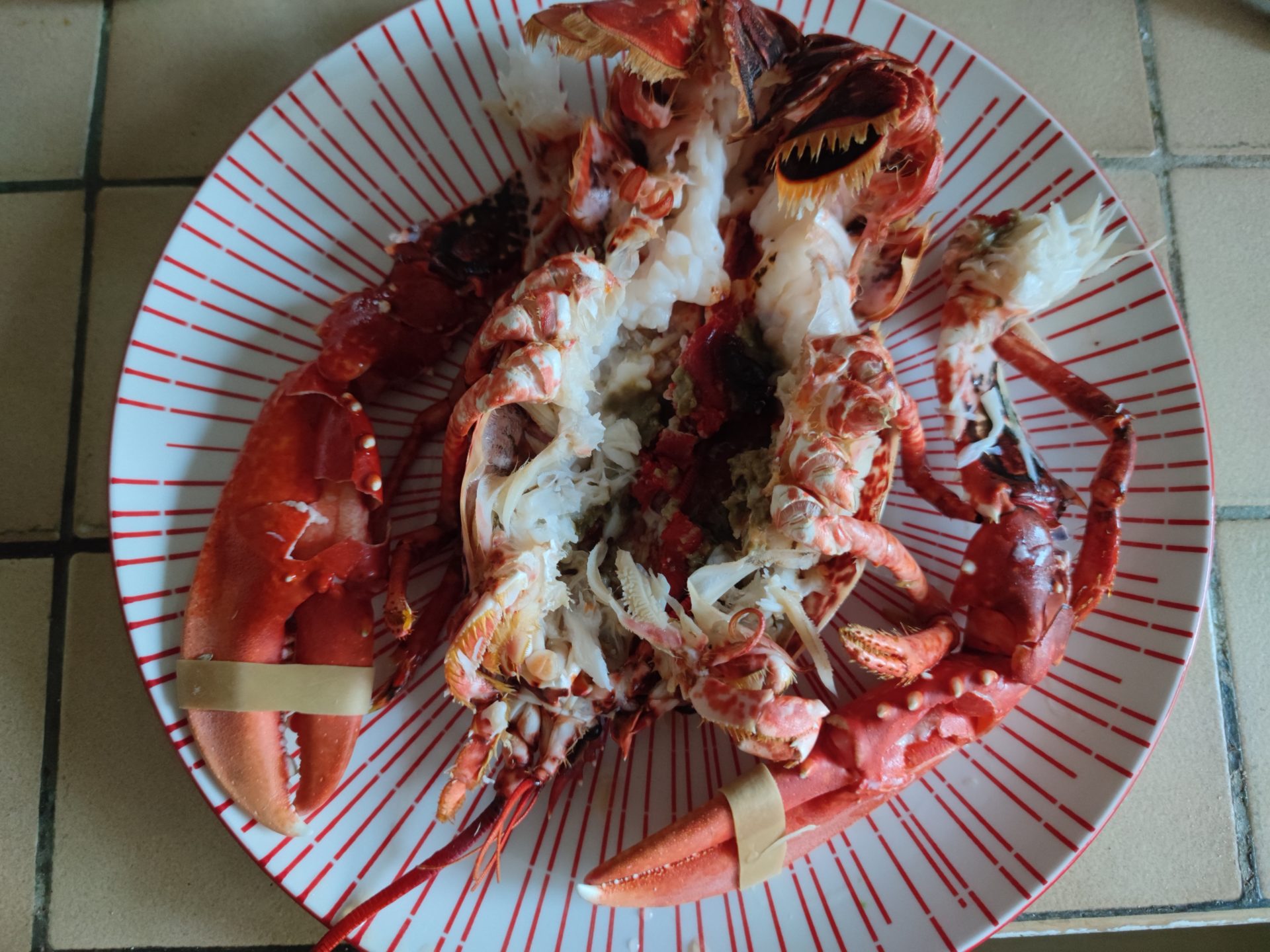 Homard au four