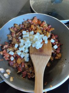 Aubergines farcies feta et chorizo