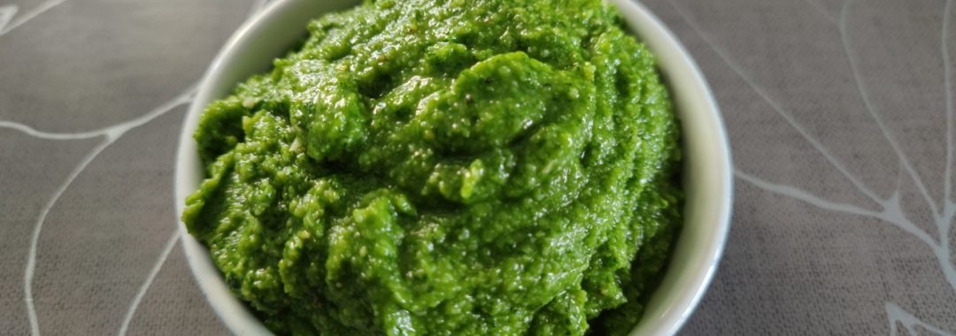 Pesto vert maison